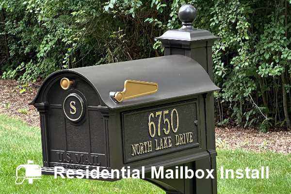 Projects Pictures HOA Mailbox Installation